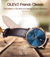 OLEVS Watch 5868 French Classis Watch OLEVS WATCHES