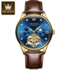 OLEVS 3601 Tourbillon Skeleton Luxury Watch - Image 2