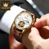 OLEVS 3601 Tourbillon Skeleton Luxury Watch - Image 5
