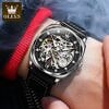 Olevs Quality Square Automatic Mechanical Luxury Watch-13