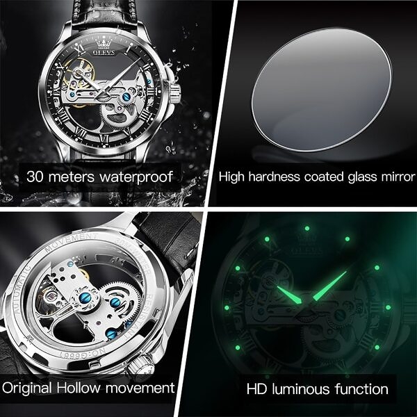 Olevs Classic Ultra-Thin Automatic Mechanical Watch-14-min