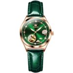 Olevs Watch 6601 Hollow Mechanical Movement