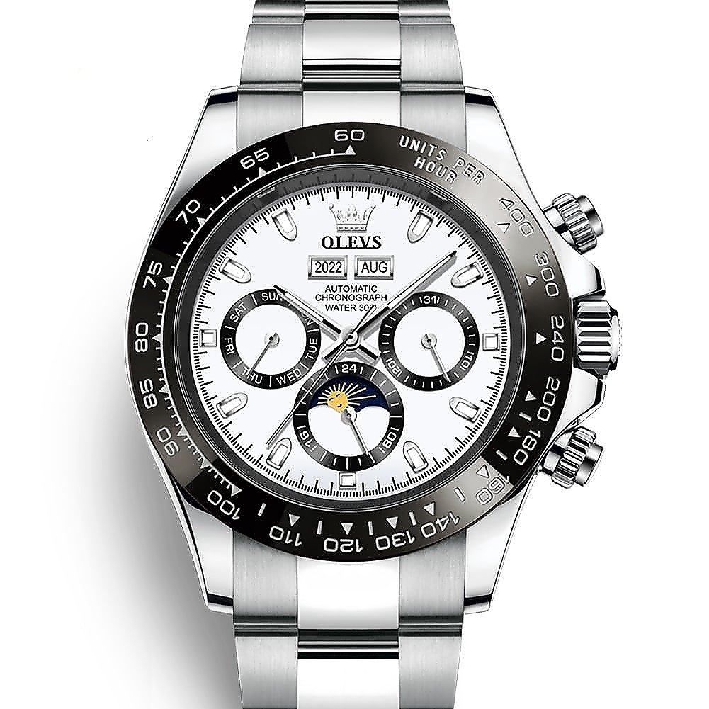 OLEVS 6654 Luxury Mechanical High Quality Seagull Movement - OLEVS 