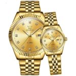 OLEVS 5526 Luxury Quartz Watch for Couples