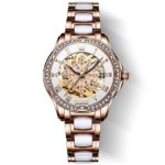 OLEVS 6681 Luxury Womens Diamond Automatic Watch