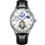 OLEVS Watch 6660 Corroded European Pattern Dial Design