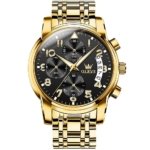 OLEVS 2879 Chronograph Stainless Steel Fashion Business Men