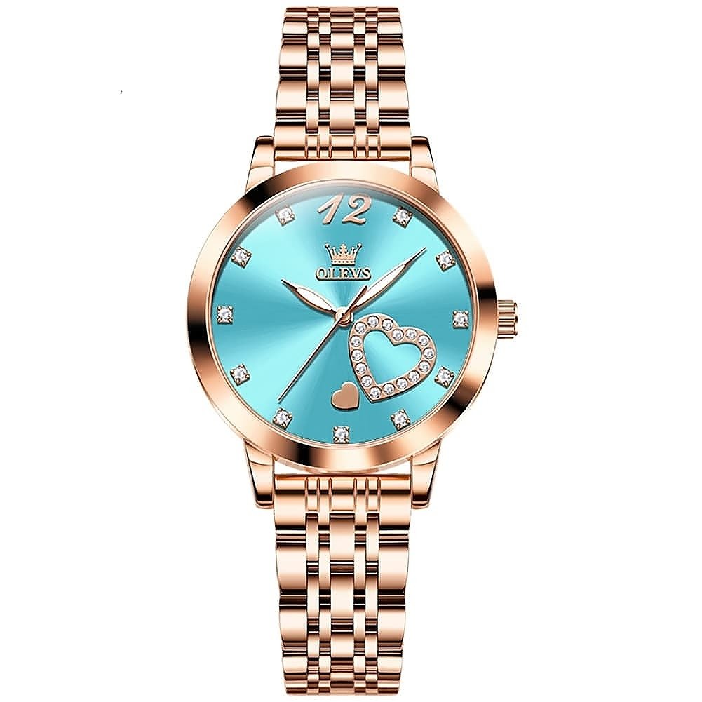 OLEVS 6681 Luxury Womens Diamond Automatic Watch - OLEVS WATCHES