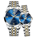 OLEVS 9989 Luxury Waterproof Couple Watch