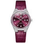 OLEVS 5606 Womens Luxury Leather Quartz Watch