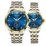 OLEVS 7041 Moon Phase Automatic Watch for Couples