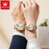 OLEVS 9810 Luxury Quartz Watch for Couples - Image 3