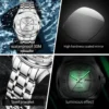 OLEVS 9810 Luxury Quartz Watch for Couples - Image 4