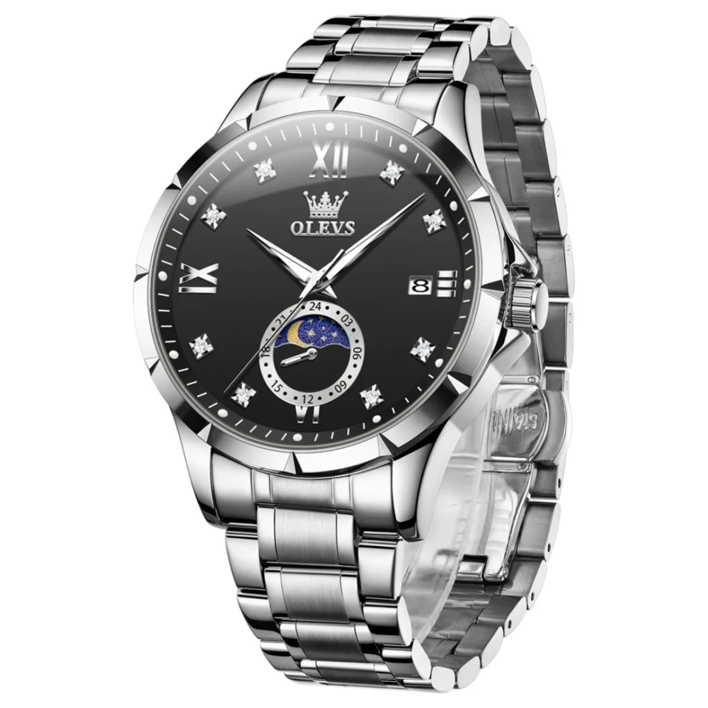 OLEVS 2956 Luxury Mens Chronograph Watch - Image 1