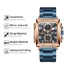 OLEVS 2958 Mens Square Chronograph Watch - Image 2