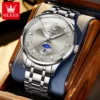 OLEVS 3638 Mens Quartz Moonphase Watch - Image 3
