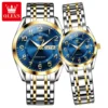 OLEVS 3666C Couples Quartz Watch - Image 2