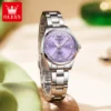 OLEVS 3668 Classic Round Stainless Steel Women's Watch - Image 2
