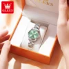 OLEVS 3668 Classic Round Stainless Steel Women's Watch - Image 4
