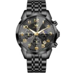 OLEVS 3676 Mens Moon Phase Quartz Watch