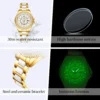 OLEVS 3685 Crystal Round Ceramic Women's Watch - Image 5