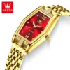 OLEVS 3699 Dial Square Women's Watch - Image 2