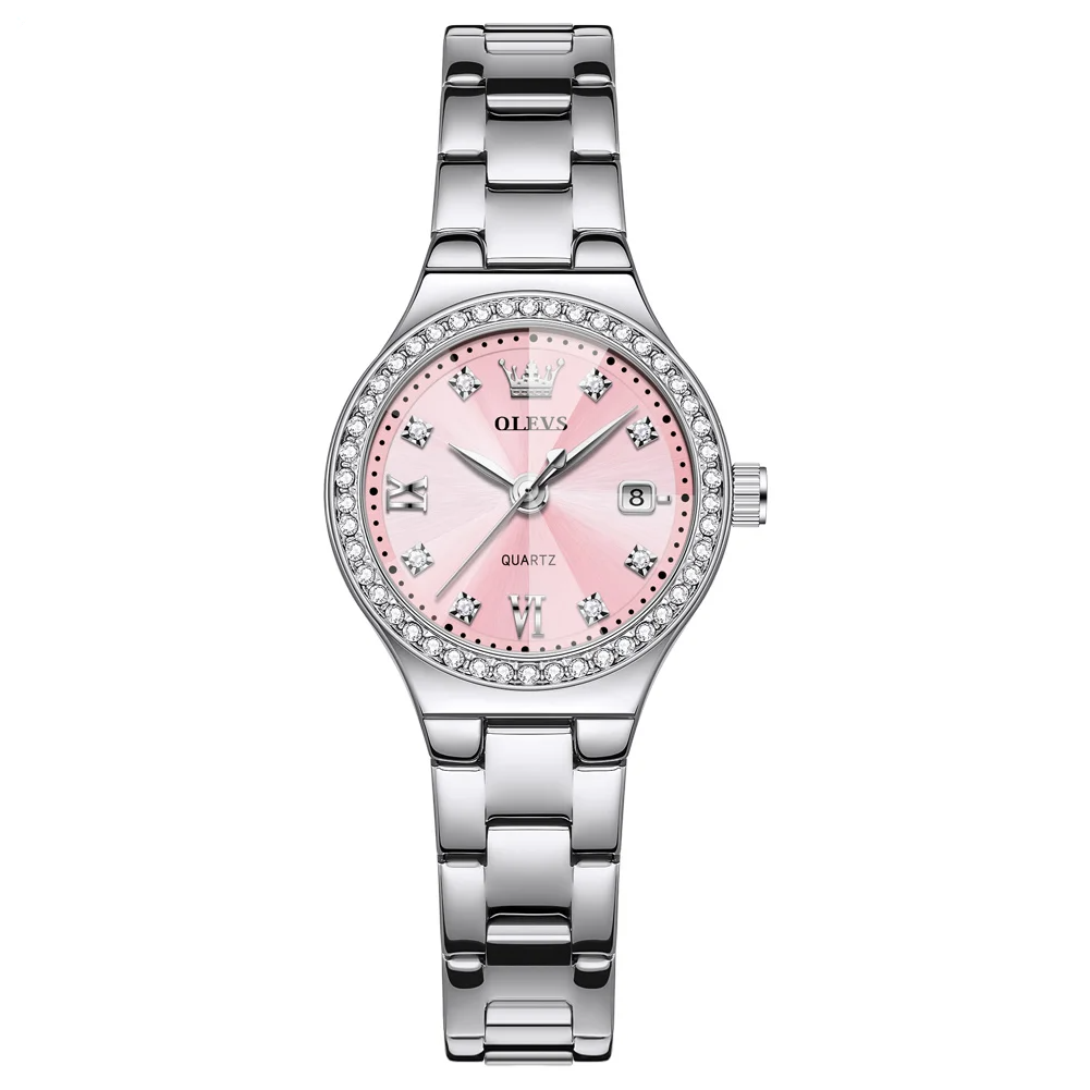 OLEVS 5628 Crystal Round Women display picture 2