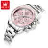 OLEVS 5632 Chronograph Round Women's Watch - Image 2
