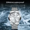 OLEVS 9977 Unisex Luxury Quartz Watch - Image 3