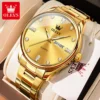 OLEVS 3660 Couple Quartz Watch - Image 5