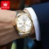 OLEVS 2928 Luxury Waterproof Men’s Stainless Steel Quartz Watch - Image 4