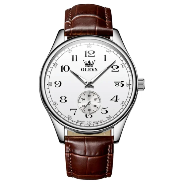 OLEVS 3622 Men’s Classic Leather Watch