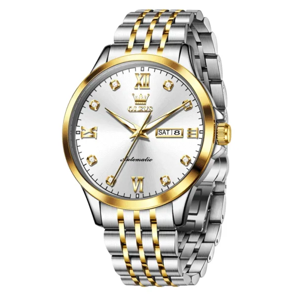 OLEVS 7092 Automatic Mechanical Watch for Men with Calendar Display