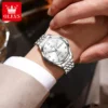 OLEVS 7092 Automatic Mechanical Watch for Men with Calendar Display - Image 4