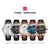 OLEVS 9812 Men's Luxury Leather Quartz Watch - Image 3