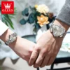 OLEVS 9998 Luxury Couples Quartz Watch - Image 3