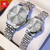 OLEVS 9998 Luxury Couples Quartz Watch - Image 4
