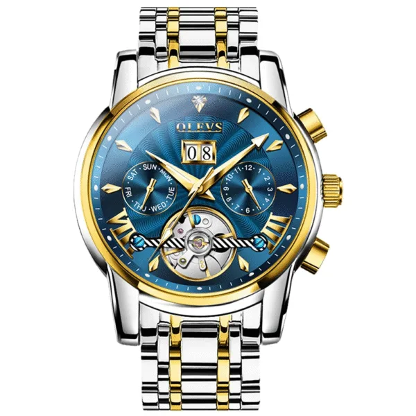 OLEVS 9965 Mechanical Watch for Men with Multifunctional Display