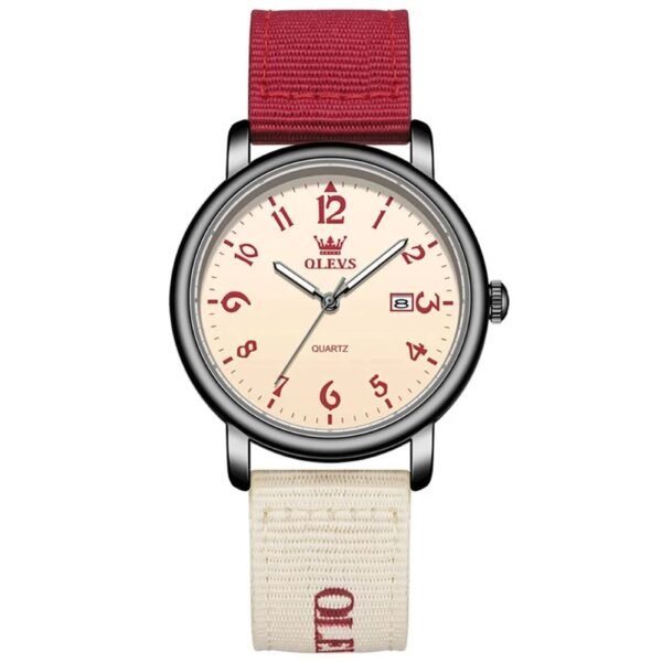 OLEVS 2991 Matching Couples Watch1-red