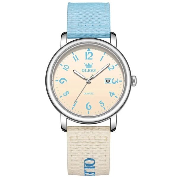 OLEVS 2991 Matching Couples Watch1-blue