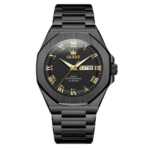 OLEVS 3727 Men’s Luxury Business Watch-black