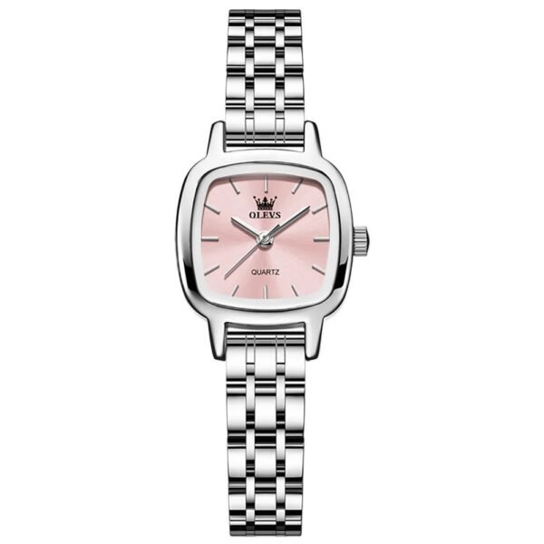 OLEVS 5675 Women’s Luxury Quartz Watch-silver pink