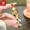 OLEVS 7082 Diamond Tungsten Steel Luxury Women’s Watch - Image 5
