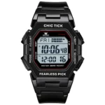 OLEVS 1119 Chronograph Luxury Bands Fashion Reloj Sports Fashion Casual Digital Watch for Man Black