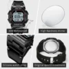 OLEVS 1119 Chronograph Luxury Bands Fashion Reloj Sports Fashion Casual Digital Watch for Man