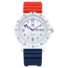 OLEVS 2705 Design Watch Design Sports Fashion Waterproof Luminous Student Quartz Watch BLUE WHITE