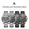 OLEVS 2990 Luxury Hollow Skeleton Man Sports Luminous Moon Phase Calendar Watch Waterproof Fashion Quartz Watch