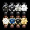 OLEVS 5892 Designer Men Watch Leather Strap Luxury Bands Classic Waterproof Man Quartz Watch