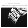 OLEVS 6657 Waterproof Chronograph Watch Bands Mens Sports Style Stainless Steel Watches Men Luxury Wrist Automatic Watch