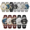 OLEVS 6668 Odm Customizable Watch Hollow Skeleton Watch Business Luminous Stainless Steel Automatic Mechanical Watch for Man
